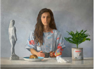 Limestone Idols, oil on canvas, 90 × 120 cm