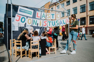 Tartu, children &#039;s drawing area